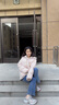 CAMILA KSENIA官网老爹鞋女款2025新款春季厚底增高时尚透气休闲鞋子百搭运动鞋 粉色 37 实拍图