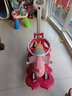 幼贝臣摇摇马木马儿童玩具男女孩婴儿0-1-3岁宝宝早教生日礼物 神马波尔多红推杆护栏餐盘静音轮 实拍图