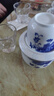 九楼阁 景德镇青花陶瓷温酒器中式古法家用老式烫酒器暖酒壶具套装2两 青花国色天香 2两标配 实拍图