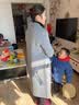 ETLK2025年秋冬季新款高端优雅气质双面羊毛大衣女中长款羊毛呢子外套 深灰色 （新增大牌色系） M （90-100斤）卡码拍大 实拍图