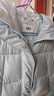 森马（Semir）90%鸭绒羽绒服女长款宽松显瘦冬季轻暖连帽外套防水109724113001 实拍图