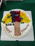米苏先生520新鲜生日蛋糕祝寿礼物水果网红父母同城配送奶油当天日到全国 祝福树（期待美好未来） 10英寸（约4-6人食用） 实拍图