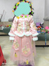 艾诺轮女孩过年衣服套装女童新年汉服冬季儿童拜年服旗袍加厚冬装款喜庆中国风宝宝唐装加绒保暖防寒仙女飘逸 2059樱花色加绒+头饰+眉心贴 120 建议身高105-115CM左右建议6-7岁 实拍图