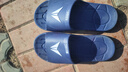 拖鞋夏季居家浴室洗澡防护静音拖鞋外穿百搭潮流时尚情侣拖鞋 藏青【软底不臭脚】 42-43码（适合41-42码） 实拍图