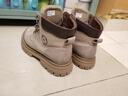 骆驼（CAMEL）王俊凯同款马丁靴户外工装大黄靴男 GE122W7757T 山沙/咖色 40 实拍图