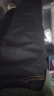 真维斯（JEANSWEST）牛仔裤男加绒2025冬季轻商直筒修身保暖牛仔长裤男黑色加绒34 实拍图
