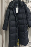 三彩2024冬季新款防水云朵羽绒服连帽长款白鸭绒外套保暖被子服女 经典黑 M 160/84A 实拍图