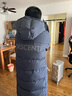迪桑特（DESCENTE）SKI STYLE 男女同款 防泼水 光热转能 蓄温 长款 鹅绒羽绒服 CC-墨灰色 D4491SDJ55 M 实拍图