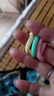 方以沐简约头绳橡皮筋女生扎头发头饰发绳黑色发圈儿童发绳女童发饰小圈 小圈春天色【10条装】 实拍图