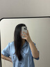 维多利亚的秘密 杨幂田曦薇同款 夏季宅度假天丝绵柔印花凉感睡衣套装女不易皱 93L6蓝LOGO-短袖短裤 M 实拍图