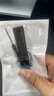 昂朗牛皮自动蝴蝶扣针扣男女真皮手表带防水表链配件鳄鱼纹 银蝴蝶扣-黑带身 宽度20MM 实拍图