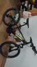喜德盛青少年自行车童车中国风20/22寸铝架碟刹变速6-10男女孩山地车 22寸黑/镭射金-23款 实拍图