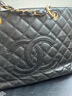 香奈儿（Chanel）【二手99新】香奈儿Chanel GST PST CF女包黑金黑银 荔枝皮 手提 单肩女士手袋  黑金97新 实拍图