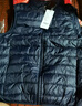 鸭鸭（YAYA）反季冬装羽绒马甲男女轻薄款修身短款保暖运动休闲冬季外套KXM 黑色 3XL （男款） 实拍图