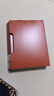 天色 A4/80页大容量资料册插页文件夹 加厚带外壳活页收纳册档案盒试卷收纳活页夹 TS-20008 珊瑚橙 实拍图