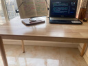 舒歌实木书桌电脑桌子 学习桌学生书房客厅卧室电脑桌家用办公写字桌 【基础款】单桌无抽屉120*60cm 实拍图