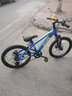喜德盛青少年自行车童车中国风20/22寸铝架碟刹变速6-10男女孩山地车 22寸绿/灰-23款 实拍图