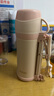 膳魔师（THERMOS）保温壶户外露营便携大容量不锈钢保温瓶旅行水壶暖壶FFW-1000 珊瑚粉 1000ml 配背带 实拍图