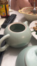 祥业汝窑泡茶壶西施壶功夫茶具开片可养侧把壶大号茶杯汝瓷陶瓷家用 大号西施壶 300ml 实拍图