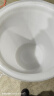 法欧诺牛筋大水桶塑料桶加厚大容量家用带盖圆桶储水桶酿酒发酵桶叉车桶 150牛筋圆桶650*750*715白色 实拍图
