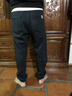 大嘴猴（paul frank）美式重磅潮牌运动休闲卫裤男春秋季新款宽松束脚百搭男装九分裤子 6349H深灰色【官方正品】 30 【建议110-120斤】 实拍图