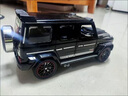 赟娅奔驰巴博斯大G合金车模仿真大号越野车玩具摆件男生节日生日礼物 1:18黑色G800【皮质底座展示罩】 实拍图