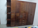 小木窝（XIAOMUWO） 衣柜 胡桃木实木衣柜卧室家具储物现代中式大衣柜组合衣橱经济型 六门衣柜+角柜 组装 实拍图