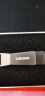联想（Lenovo）128G 个性定制手机U盘 Type-C USB3.2 双接口旋转优盘 金属耐用 商务办公必备 SS370系列 灰色 实拍图