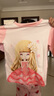 多妙屋女童秋衣套装棉儿童秋衣秋裤春秋棉睡衣宝宝内衣女大童家居服 百合姑娘 粉色 99005 120cm 实拍图