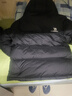 骆驼火山2.0羽绒服2025秋冬新款连帽加绒加厚面包服冬季短款羽绒服 暗夜黑/暗夜黑，男女同款 M 实拍图
