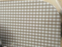 米华桌布防水防油防烫免洗桌布耐高温餐厅PVC桌布 浅咖方格140*220cm 实拍图