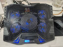 酷睿冰尊（ICE COOREL） 笔记本散热器拯救者戴尔g3/雷神15.6英寸游戏本电脑底座支架垫 K5 炫光蓝【带屏幕+带调速+带支架】 实拍图