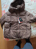 坦博尔儿童羽绒服男童女童泡芙款中大童面包服外套530311Z 橡木棕 165  实拍图