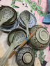 和风四季釉下彩厨具个性创意日式餐具手绘陶瓷勺调羹勺子小饭勺大汤勺汤匙 青花加大号瓷勺(22*7.5cm)单个 实拍图