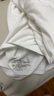 无印良品（MUJI）男式 无侧缝天竺编织圆领T恤 2件装 FA00CC3S 短袖打底衫 白色 L 实拍图