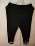 贝瑞加（Babyprints）女童打底裤秋冬宝宝加绒棉裤女孩加厚长裤保暖羊羔毛裤子 黑120 实拍图