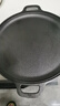秉慈铸铁平底锅煎饼锅烙饼生煎锅双耳无涂层不粘手抓饼锅 28鏊子单锅 实拍图