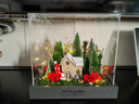 JoyFlower圣诞雪屋永生花玫瑰花礼盒情人节生日礼物送女生朋友老婆实用走心 实拍图