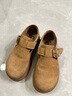 百丽（Belle）女鞋子复古厚底全包勃肯鞋休闲乐福鞋D4V1DAM5 棕色 34 (220mm) 实拍图