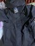 拓路者朱雀冲锋衣女三合一户外登山服外套防风防水抓绒保暖爬山旅游女款 黑色 抓绒两件套 XL 实拍图