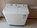 荣事达（Royalstar）洗衣机半自动家用大容量双桶双缸洗衣机脱水双筒 半自动洗衣机 14公斤洗脱分离【洗9KG+脱5KG】 实拍图