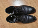 红蜻蜓男鞋商务正装皮鞋男士加绒棉鞋保暖高帮鞋 WTA7376黑色高帮44 实拍图