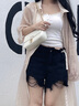 MARIE CLAIRE包包女包奢侈品2025新款手提包女士斜挎包生日纪念日礼物送老婆 米白色 现货当天发送labubu挂饰 实拍图