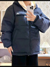 adidas 600蓬拒水保暖双面穿休闲连帽鸭绒羽绒服男女秋冬阿迪达斯 传奇墨水蓝   XS   实拍图