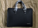 花花公子（PLAYBOY）男士手提包牛皮单肩包商务休闲横款男包公文包斜挎包笔记本大容量 实拍图