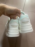 361°女鞋云舒5休闲鞋新款夏季情侣网面透气厚底增高百搭休闲老爹鞋女 【网面】羽毛白/泡沫青蓝 38 实拍图