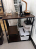爱家猫 LOVEHOODCAT沙发边几茶水柜家用小茶几现代简约角几小桌子阳台简易小茶桌边柜 加粗方管|原野橡木+黑架60*40 实拍图
