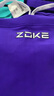 洲克（ZOKE）儿童泳衣男童五分专业训练健身运动速干游泳裤122626887黑色/彩兰 实拍图