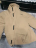 安德玛安德玛男装 出游季纯色时尚保暖连帽羽绒服23600801-001 23600801-001 3XL 实拍图