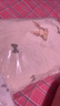 ROVO纯棉孕妇夏季月子服睡衣产后哺乳100%纯棉开衫套装喂奶专用居家服 蝴蝶结兔 XL（适合于140-160斤） 实拍图